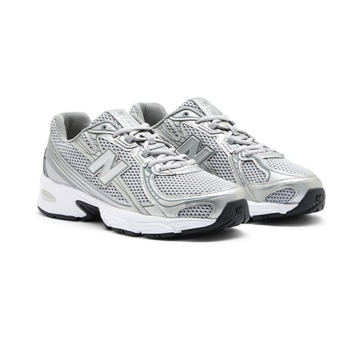 نيوبالانس 730 للجنسين حذاء الجري الشبكي بلون سيلفر...