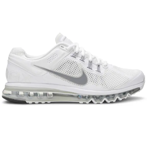 نايكي حذاء ركض ايرماكس 2013 شبكي باللون الأبيض وال...