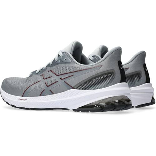 اسيكس حذاء جري رجالي GT-1000 12 لون رمادي مع أحمر...