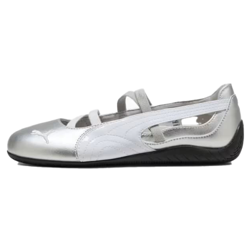 فلات شوز بوما سبيد كات باليه للنساء لون ميتاليك سي...