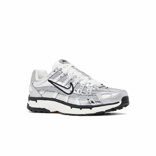 سنيكرز نايكي P-6000 لون ميتاليك سيلفر للجنسين