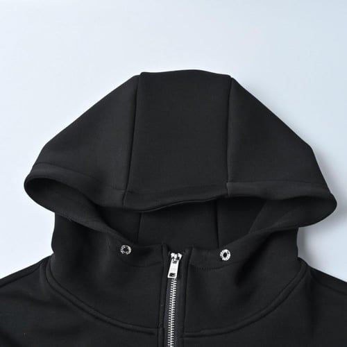 جاكيت رجالي برادا PRADA هودي بسحاب لون أسود