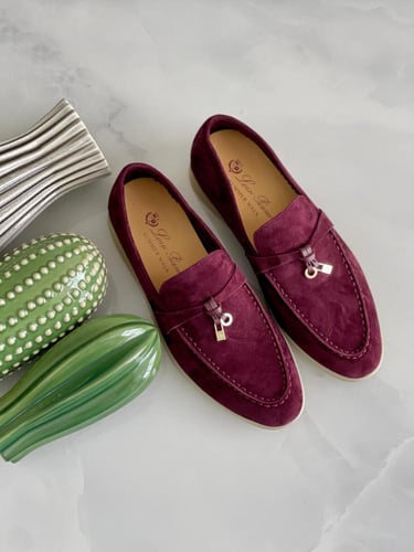 لوفر نسائي لوروبيانا شمواه بلون عنابي