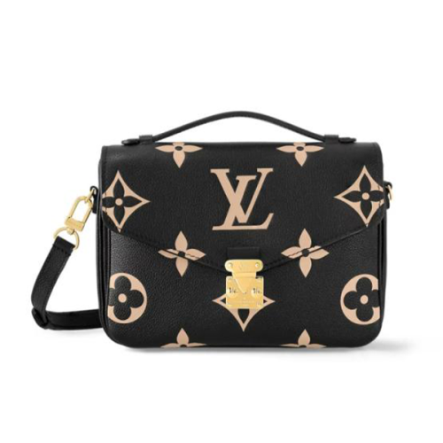 شنطه أنيقه لويس فيتون ميتيس بشعارات مونوغرام لون أ...