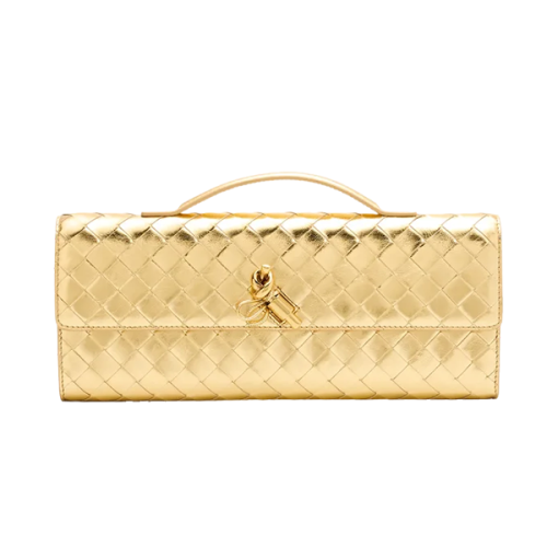 كلتش جلد بوتيغا فنيتا انديامو ميتاليك جولدن