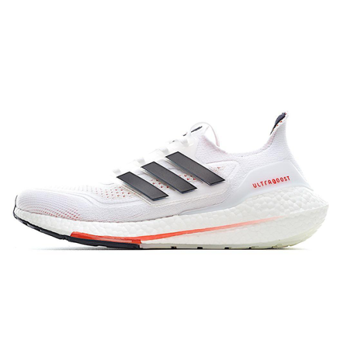 شوز اديداس الترابوست رياضي للرجال أبيض أحمر
