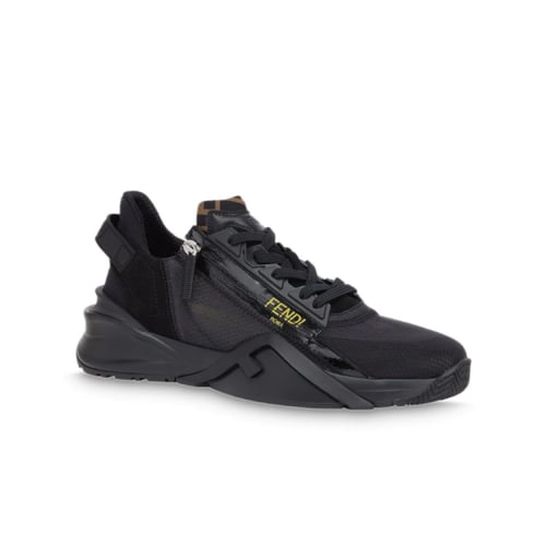 حذاء فندي فلو سهل الارتداء - اسود