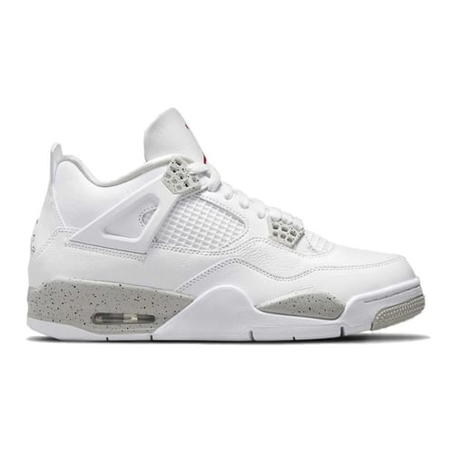 سنيكرز اير جوردان 4 ريترو ميد أبيض أوريو ميتاليك م...