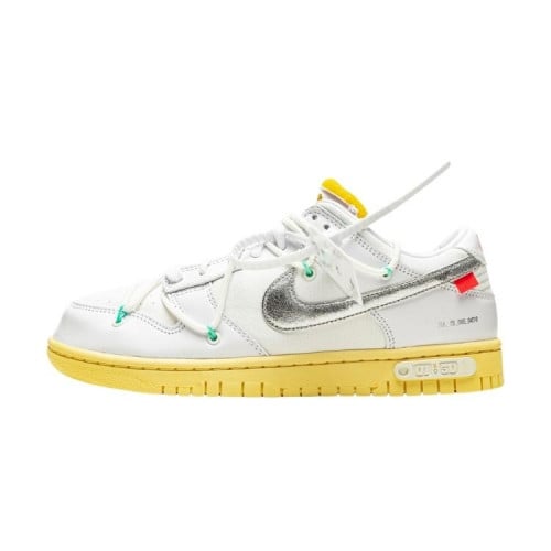 حذاء Off-White x Dunk Low Lot – لمسة معدنية من الذ...