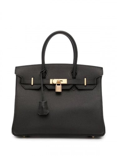 شنطة هرمز بيركين ماستر كواليتي | جلد أسود فاخر