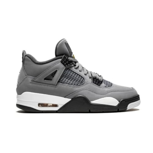 حذاء اير جوردن4 ريترو رمادي كوول شعار كروم