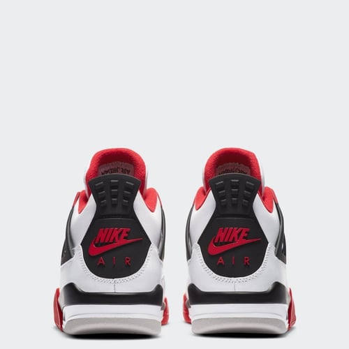 شوز اير جوردن 4 ريترو أحمر ناري أبيض أسود