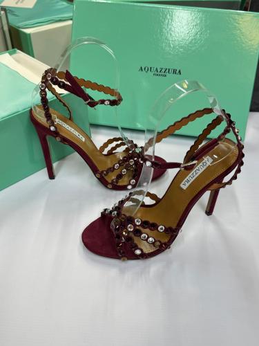 صندل نسائي هاي هيلز أكوازورا لون خمري