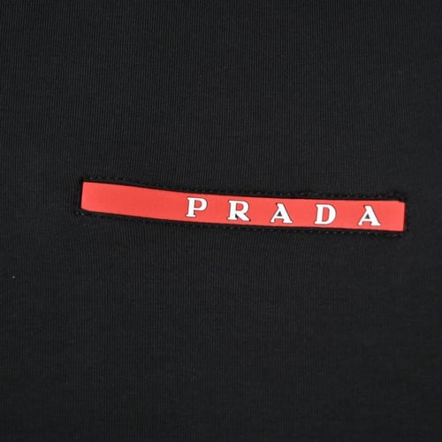 جاكيت رجالي برادا PRADA هودي بسحاب لون أسود