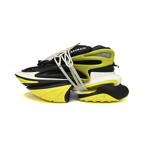 سنيكر رياضي بالمين يونيكورن للجنسين أسود وأخضر نيو...