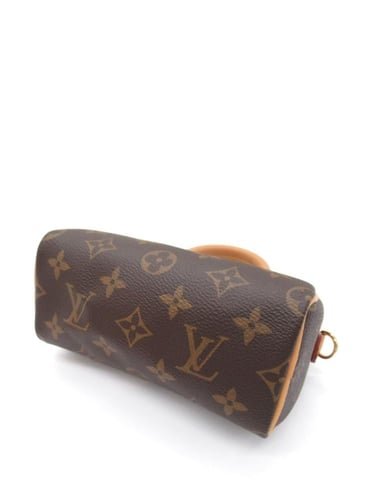 حقيبة لويس فيتون Nano Speedy كتف – مونوغرام بني أي...