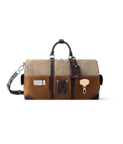 حقيبة سفر بحمالات يد لويس فيتون Keepall Bandoulièr...