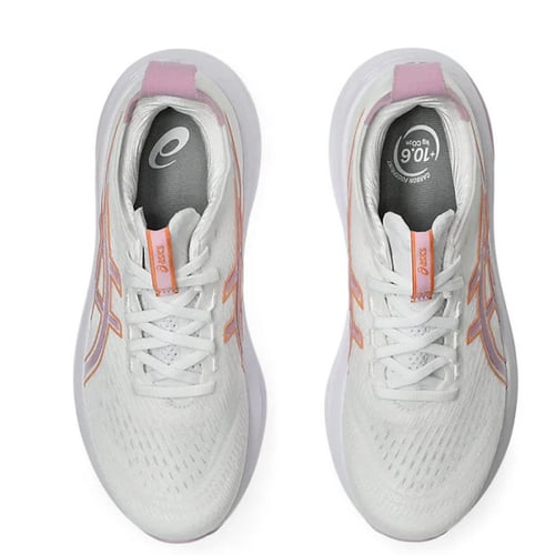 اسيكس شوز جيل نيمبوس27 سنيكر للجنسين لون وايت اورن...