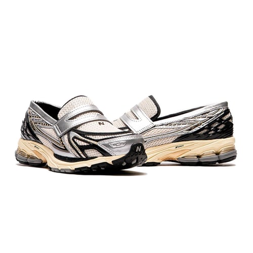 حذاء بلا اربطة نيوبالانس 1906LAE شبكي سيلفر بلاك ب...