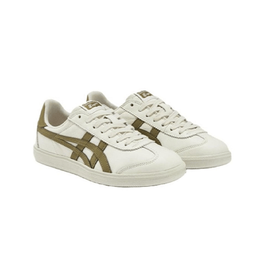 حذاء اونتسوكا تايجر توكتين باللونين الأبيض والزيتي