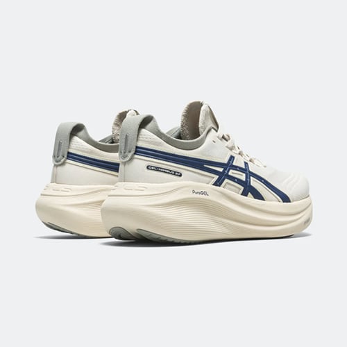 شوز اسيكس للجنسين جل نيمبس 27 ATC لون وايت بلو ناي...