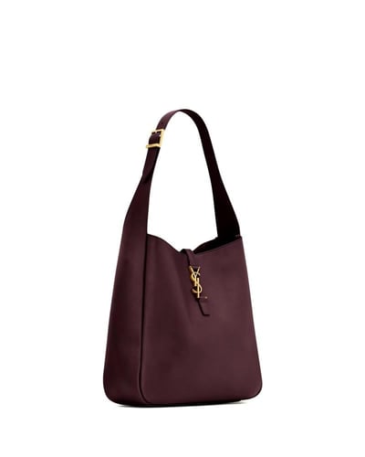 شنط ايف سانت لوران لو5 اي7 للكتف لون برغندي