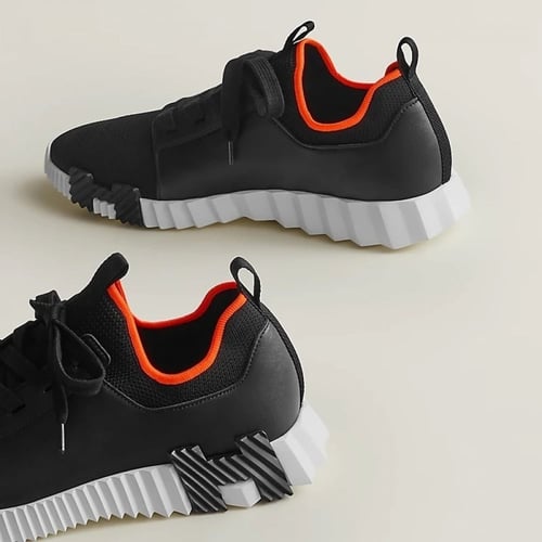 سنيكرز رجالي Hermes ايرميز بلاك اند وايت