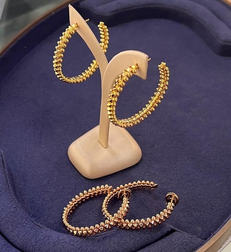 حلق كارتييه فاخر مدرج