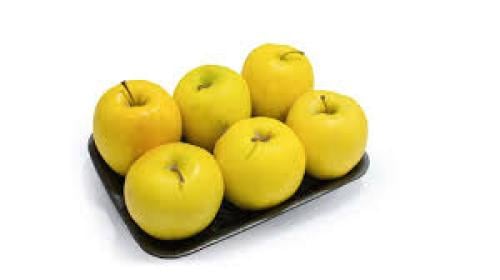 تفاح اصفر صحن