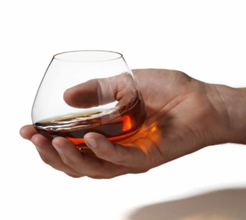 كوب القهوة المنحني زجاجي | Tilted Glass CUP