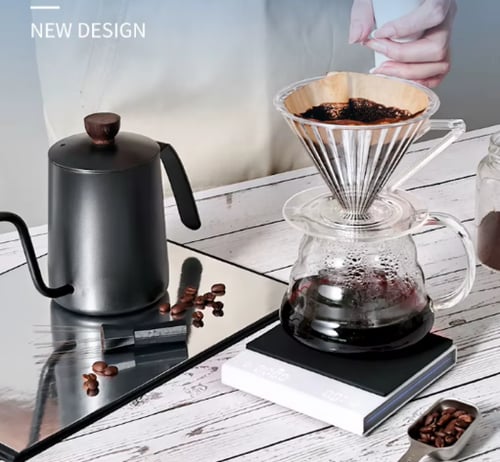 ميزان عصري بتصميم انيق - اسود و ابيض | Smart Scale...