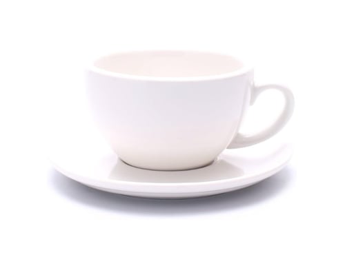 كوب سيراميك كابتشينو مع صحن 150 مل | CERAMIC Cappu...