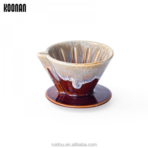 قمع تقطير V60 سيراميك صناعة يدوية - مقاس 01 | V60...