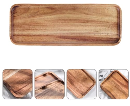 صينية تقديم القهوة - خشبية | Wooden serving tray
