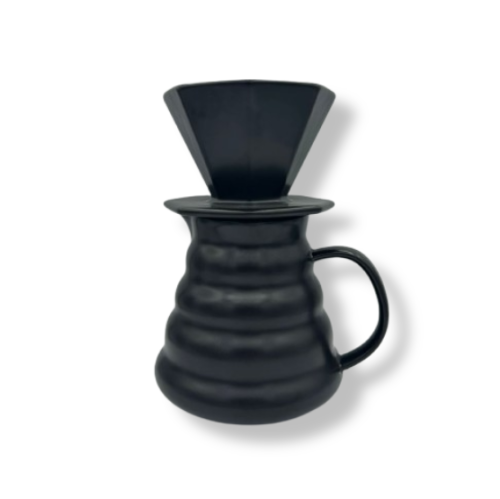 طقم سيراميك اسود بالكامل - مقاس 600 | 02