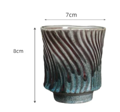 كوب سيراميك موجة الألوان - 150 مل | الوان متعددة