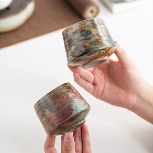 كوب سيراميك صخري ملون - خيارات متعددة | CERAMIC CU...