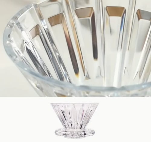 قمع تقطير V60 بقاعدة كروية - مقاس 01 - 02 | Coffee...