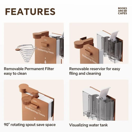 صانعة القهوة بالتقطير الامريكي - قابل للتنقل | Cof...