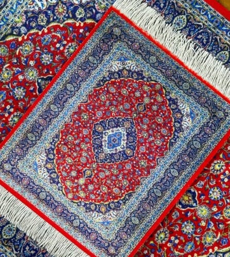 بساط اكواب للتزيين على شكل سجاد 13*9 سم - حجم صغير