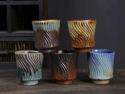 كوب سيراميك موجة الألوان - 150 مل | الوان متعددة