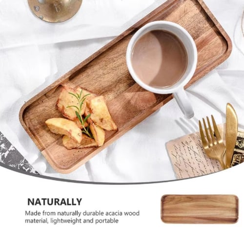 صينية تقديم القهوة - خشبية | Wooden serving tray