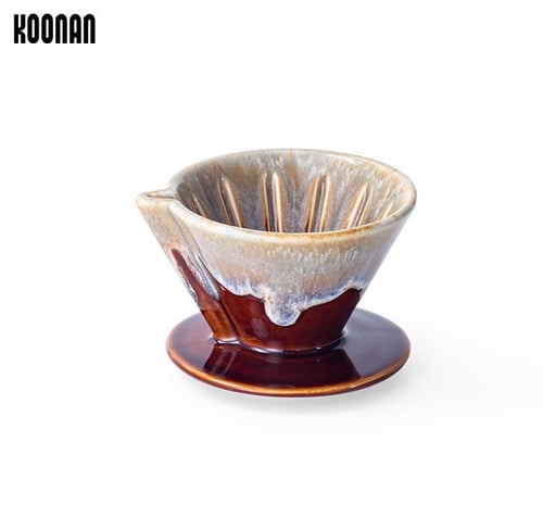 قمع تقطير V60 سيراميك صناعة يدوية - مقاس 01 | V60...