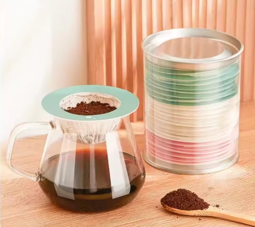 حزمة فلاتر اظرف للأكواب - قصة دائرية | Coffee filt...