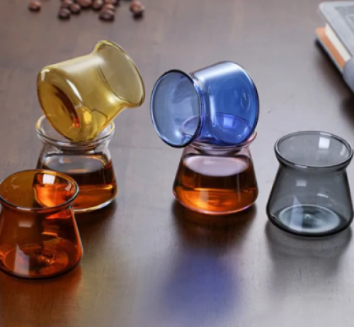 كوب اسبريسو زجاج - 4 الوان | Glass Espresso Cup