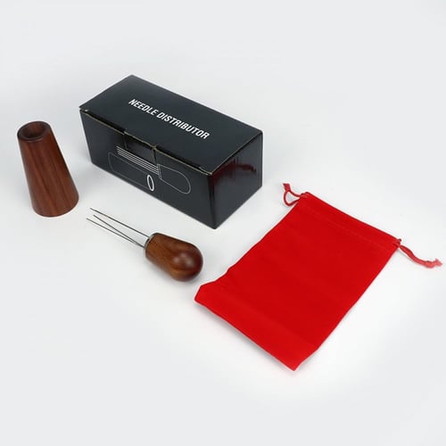 مفكك تكتلات القهوة - مع حامل خشبي