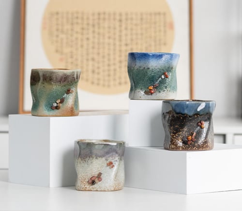 كوب الشاطئ سيراميك - الوان متعددة | Beach Cup