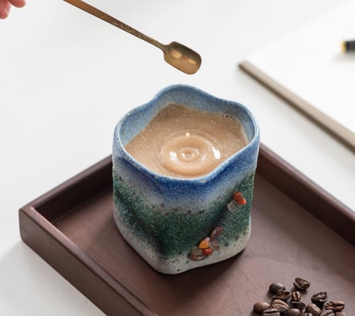 كوب الشاطئ سيراميك - الوان متعددة | Beach Cup