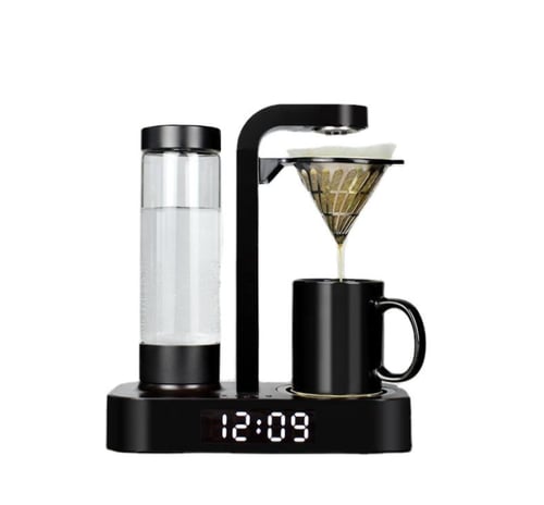 صانعة قهوة مع ساعة مدمجة - 500 مل | Drip Clock Cof...