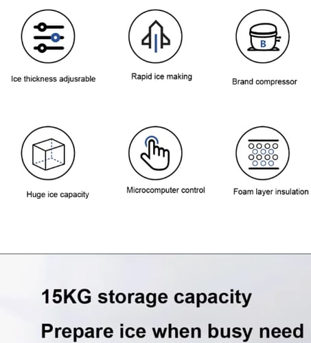 الة صانعة مكعبات الثلج - تجارية | Ice Cube Machine